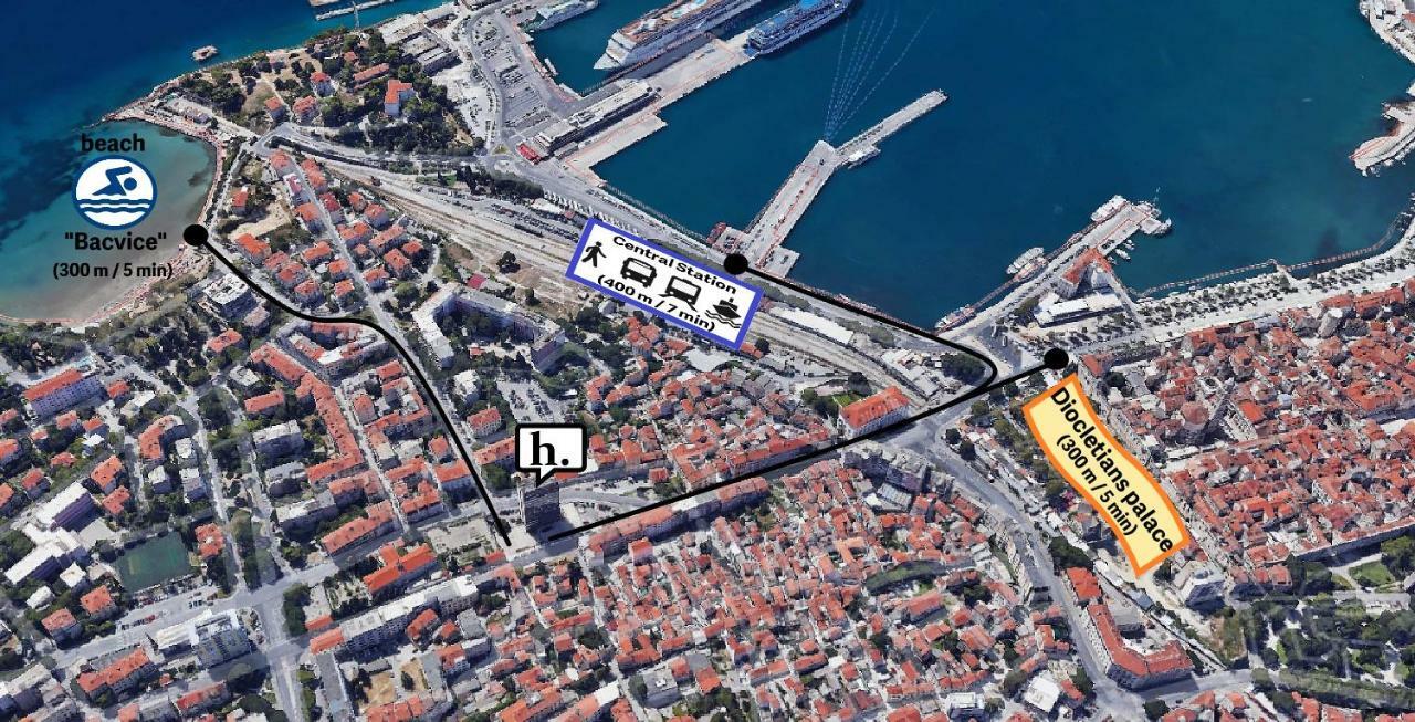Horizon Luxury Suites & Design Rooms Σπλιτ Εξωτερικό φωτογραφία